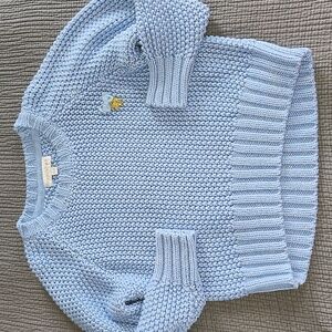 Angel's Face Blue Knit Sweater Sz 6 7